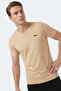 Rivaldo t Men's V-Neck Beige T-Shirt - 4