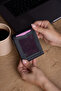 Viral Genuine Leather Mini Wallet and Card Holder with Money Compartment and Snap Closure, Unisex, Capacity for 5 Cards - 8