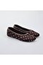 Women's Polka Dot Genuine Leather Satin Tabi Ballet Flats
