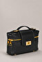 Black Gold Detailed Hand and Shoulder Bag