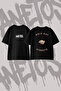 Doja Cat Streets Design Back Printed Cotton Black Oversize T-Shirt