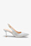 Goya Women's Heeled Shoes - Silver Snake