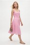 Women's Keyli Lined Scallop Embroidered Sleeveless Woven Midi Pink Dress - 2