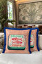 Retro Canned Sardines Fringed Pillowcase - Pop Art Marine Salmon Navy Blue Tassel Throw Pillow Cover - 6