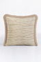 Luxury Marble Motif Fringed Pillowcase - Elegant Geometric Beige Cream Mink Tassel Throw Pillow Cover - 6