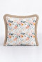 Floral Pastel Peony Fringed Pillowcase - Romantic Spring Powder Mink Tassel Throw Pillow Cover - 2
