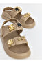 Two Mt Shop Quality Lcw Steps Beige Girls' Sandals - 3