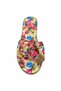 Women's Flower-Patterned Stone-Bow Detail Stylish Daily Slippers - 3