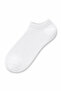 Economical Pack of 6 Unisex White Short Sports Booties Socks - 3