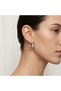 Gold Geometric Curved Hoop Earrings – Modern Women's Earrings