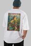 Great Wall of China White Oversize Country City Back Printed Unisex T-Shirt 100% Cotton Premium - 6