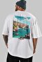 Dubrovnik Croatia 3 White Oversize Country City Back Printed Unisex T-Shirt 100% Cotton Premium - 5