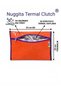 Thermal Insulated Waterproof Pilsa Beach Clutch - Orange (Purple Detail) - 3