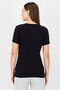 Women Sportswear Fit Short Sleeve Training T-Shirt, Black - 3