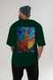 London Green Oversize Country City Back Printed Unisex T-Shirt 100% Cotton Premium - 5