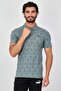 Men Slim Fit Solid Short Sleeve Outdoor Polo Shirt, Dark Olive