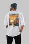 Venice Italy 3 White Oversize Country City Back Printed Unisex T-Shirt 100% Cotton Premium - 4
