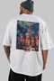 Moscow Russia 3 White Oversize Country City Back Printed Unisex T-Shirt 100% Cotton Premium - 5