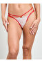White Lace Bralette And Thong Lingerie Set - 4