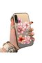 Samsung Galaxy A50S Compatible Silicone Edge Hard Back Case Couple Phone Case with Floral Pattern