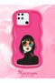 Redmi 10C Compatible Case Camera Protector Red Silicone Couple Phone Case Girl Pattern - 2