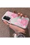 Samsung Galaxy A26 Compatible Silicone Edge Hard Back Case Couple Phone Case with Floral Pattern - 2