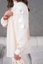 Embroidered Linen Kimono Top and Bottom Set - 6