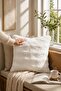 Premium Rabbit Fur Throw Pillow Cover |   2-Pack |   Soft |   Pamuksu Tuşeli |   Decorative |   45 cm X 45 cm - 6