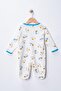 Baby Boy Snap Closure 3-6-9 Months Cotton 3-Piece Sleeping Bag Set - 3