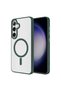 Galaxy S24 Plus Case Magsafe Transparent Back Face Camera Raised Silicone Gzst - 5
