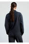 Fermuarlı boğazlı sweatshirt - 4