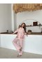 Women's Shirt with Stone Embroidery on Shoulders and Sleeves, Standard Pants Size Suit - 7
