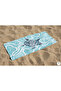 Turtle Sea Coast Patterned Cotton Digital Printed Beach Sea Towel - 2
