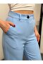 Women's Sleeveless Double-Breasted Blazer Vest Wide-Leg Pants Set - 5