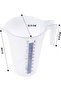 1 Liter Plastic Measuring Jug with Handle and Spout - 2