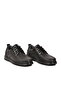 Black Genuine Leather Men's Casual Shoes - 3