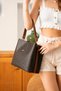 Multi-Compartment Women's Hand and Shoulder Bag with Functional Compartments - 3
