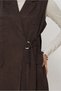 Belt-Detail Pants Suit 46691 - 3