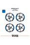 Yamaha mt-25 wide rim cover sticker decal model 16-piece set sticker high quality - 2