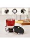 Marble Coasters Set of 4, White & Oceanic Drink Coasters for Coffee Table, Home Décor - 4