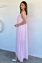 Pink Women's Adjustable Strap Dress - 4