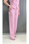 Women's High Waist Palazzo Pants and Vest Knitted Fabric Top and Bottom Set - 3