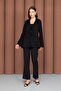 Drawstring Blazer Jacket - 2