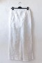 White Lined Brodele Mesh Detailed Elastic Waist Casual Openwork Knitted Woven Trousers 100 65 - 7