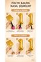 Gold Foil Balloon Number 3 86 Cm, Helium Compatible Gold Color 3 Year Old Balloon, Large Size Number Balloon - 3