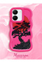 Vivo Y36 4g Compatible Case Camera Protector Red Silicone Couple Phone Case Tree Pattern - 2