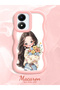 Vivo Y02S Compatible Case Camera Protective Pink Silicone Couple Phone Case Girl Pattern - 2