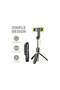 3-in-1 Portable Selfie Stick Tripod with Detachable Wireless Remote – Extendable Phone Holder for iPhone 13/12/12 Pro/12 Pro Max/11/11 Pro/X/XR/XS/8/7/6S - 4