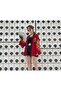 Dragon Design Red Black Detailed Unisex Kimono - 3
