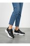 Women's Black Sneaker Daily Orthopedic Ultra Light Sole Walking Sports Shoes